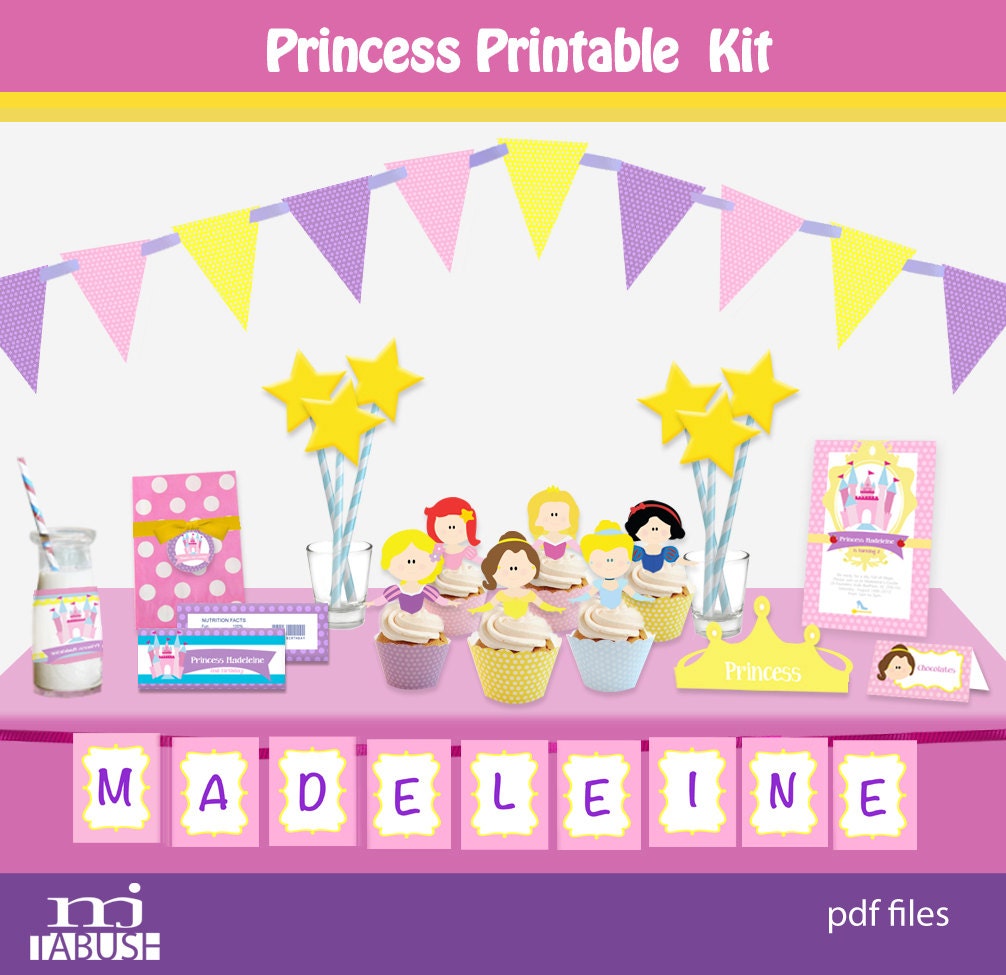 Princess  printable kit