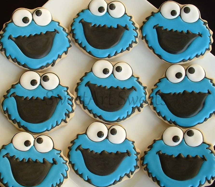 Cookie Monster Cookies - 1 dozen