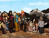 SIGNED PRINT -- Firefly/Serenity Crew
