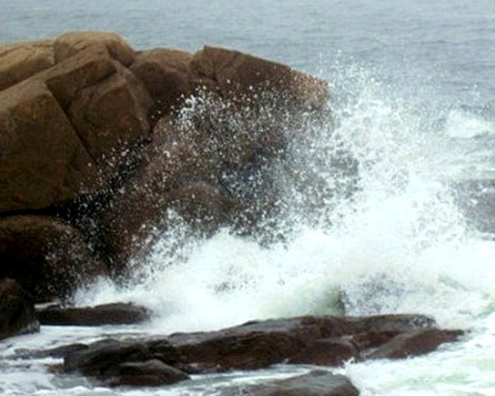 Crashing Waves Seascape, Atlantic Ocean, Gloucester, MA., Rocky Ocean Surf, Summer Waves Make Me Feel Fine...