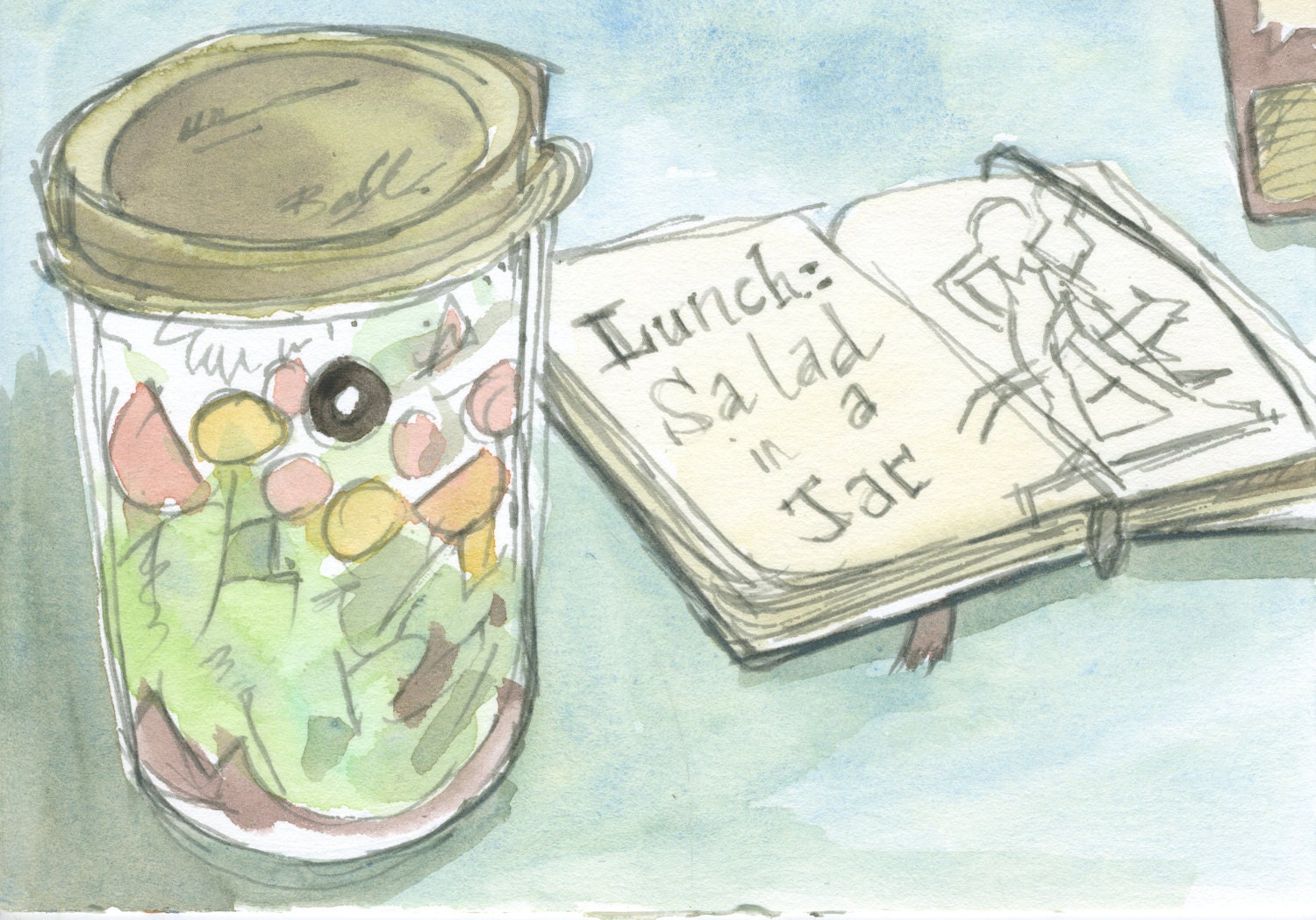 Digital Print: Picnic in Paris IV Still Life