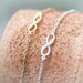 Infinity Bracelet / Choose your color / gold and silver