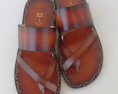 Beautiful Double Tone Slide Summer Flats Custom Sandals For Men - Valor