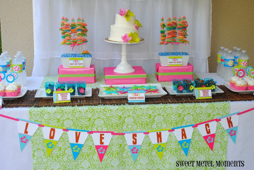 Love Shack Luau Party - Printable Full Collection - as seen on Hostess with the Mostess Il_170x135