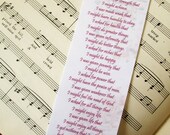Bookmarks Set of 10 Purple Flowers Bookmarks Richly Blessed Vintage Inspired