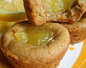Gingersnap Lemon Tart Cookies   12 Cookies