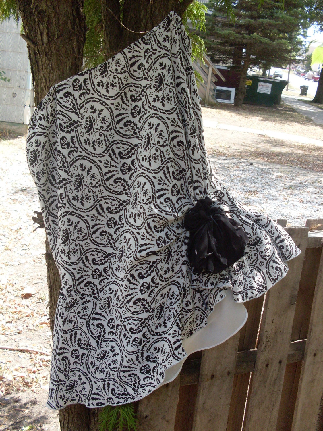 Gypsy boho Shabby chic skirt cottage chic, country girl, french chic