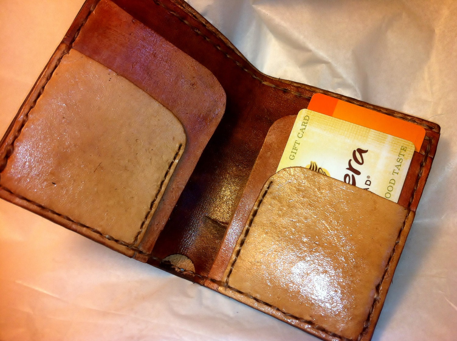 Men's Leather Wallet, Inspired by Star Wars, Admiral Ackbar - Made to Order