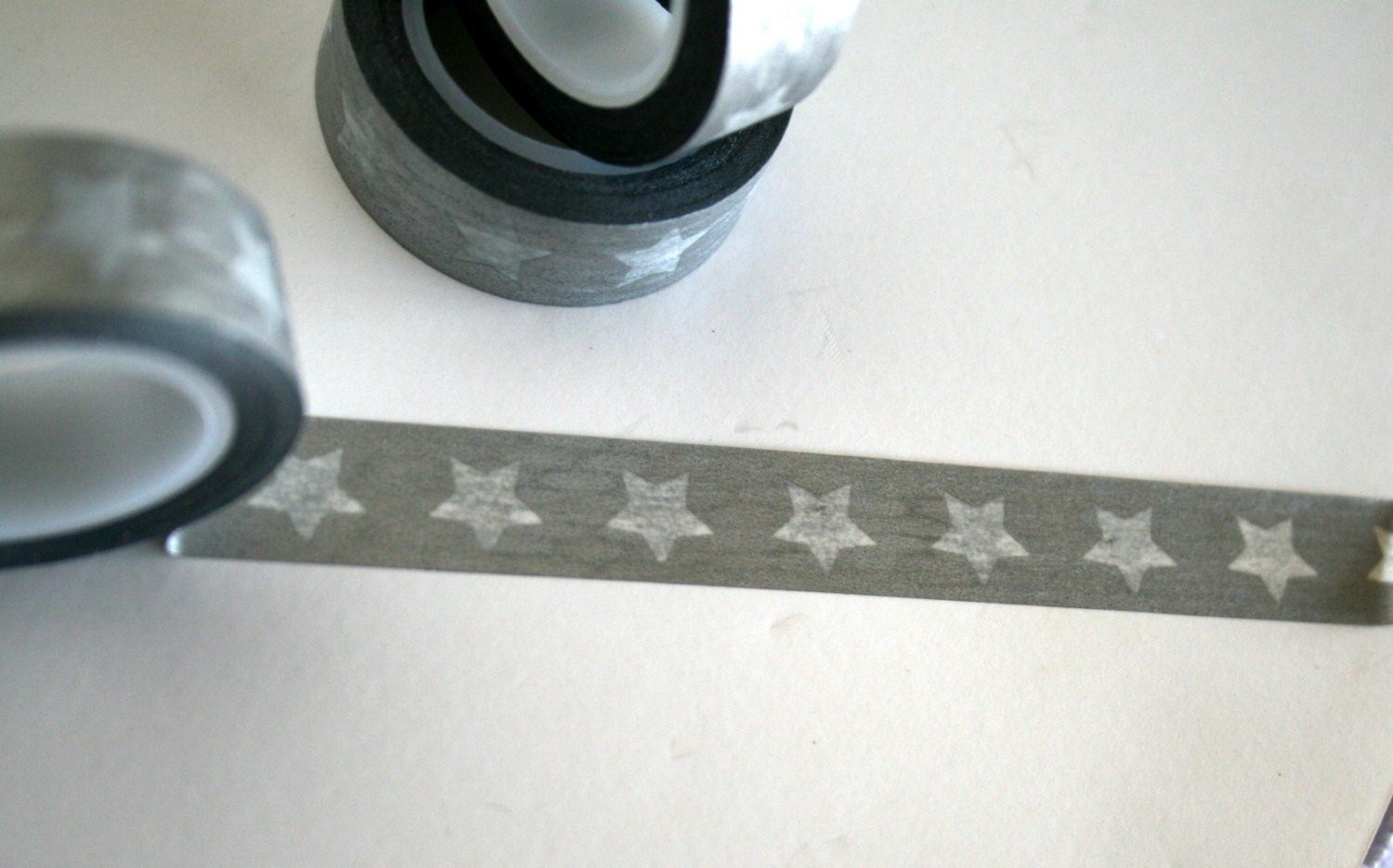 Silver star washi tape bold star.  Metallic washi tape, Metallic star washi tape, Christmas washi tape