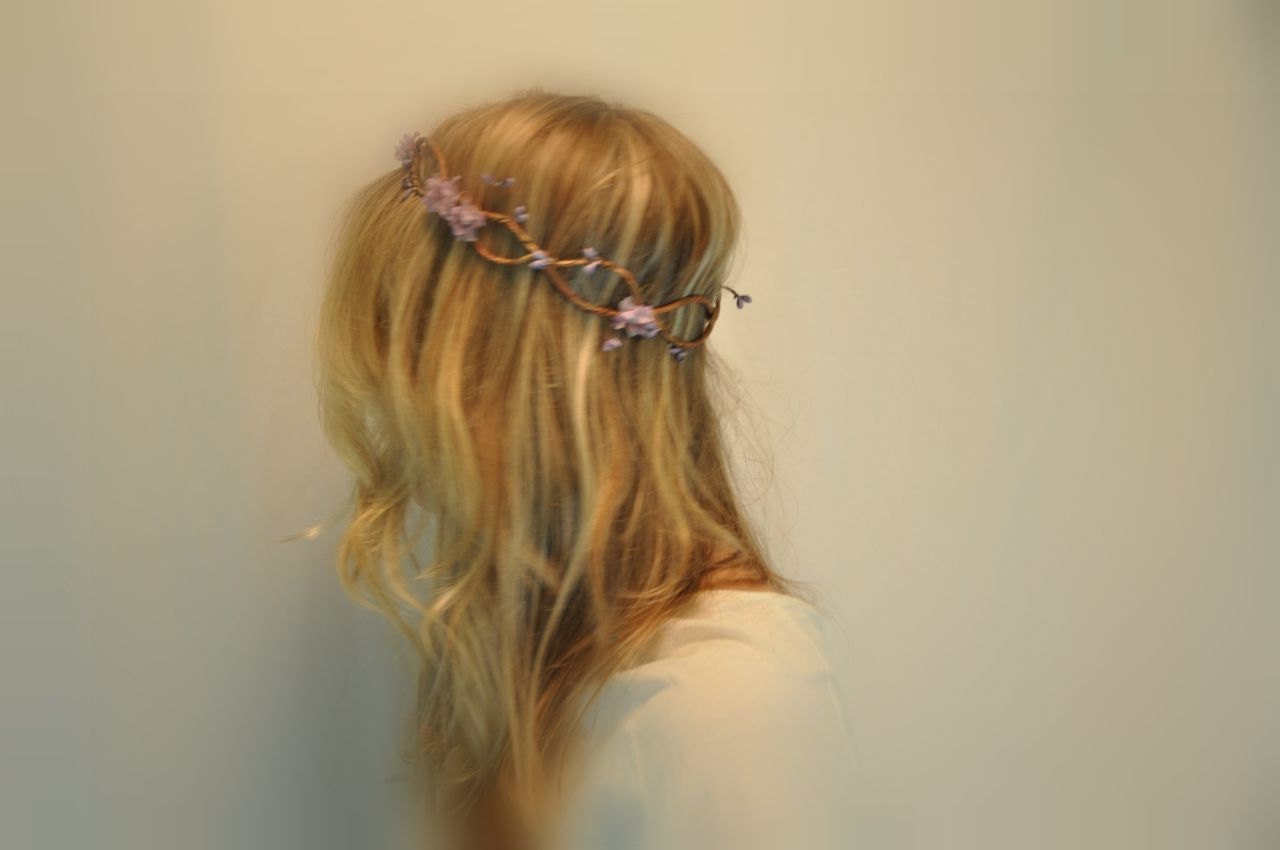 Flower Halo Flower Crown Lilac Bohemian Woodland Hair