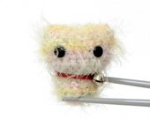 Amigurumi Cream MoMoMi MochiQtie -- mini mochi size crochet amigurumi toy doll