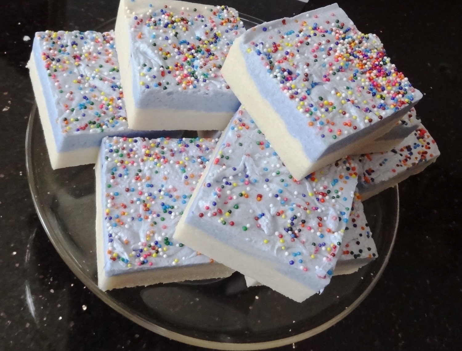 Birthday Cake Sugar Scrub Bar Body Scrub Polish Exfoliator Salt Scrub