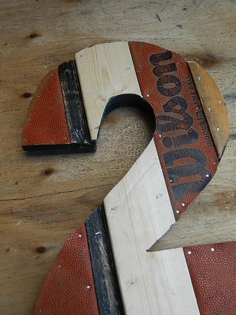 Upcycled Basketball Number 2 or any number of your choosing