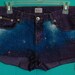 Purple Galaxy Shorts