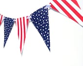 Fourth of July Bunting Paper Banner