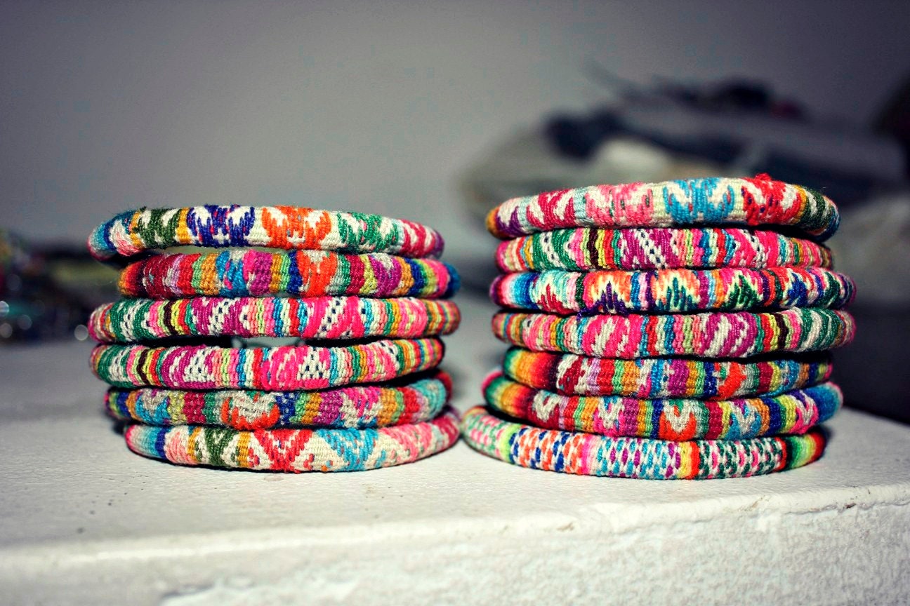 Peruvian Vintage Textile Bracelet