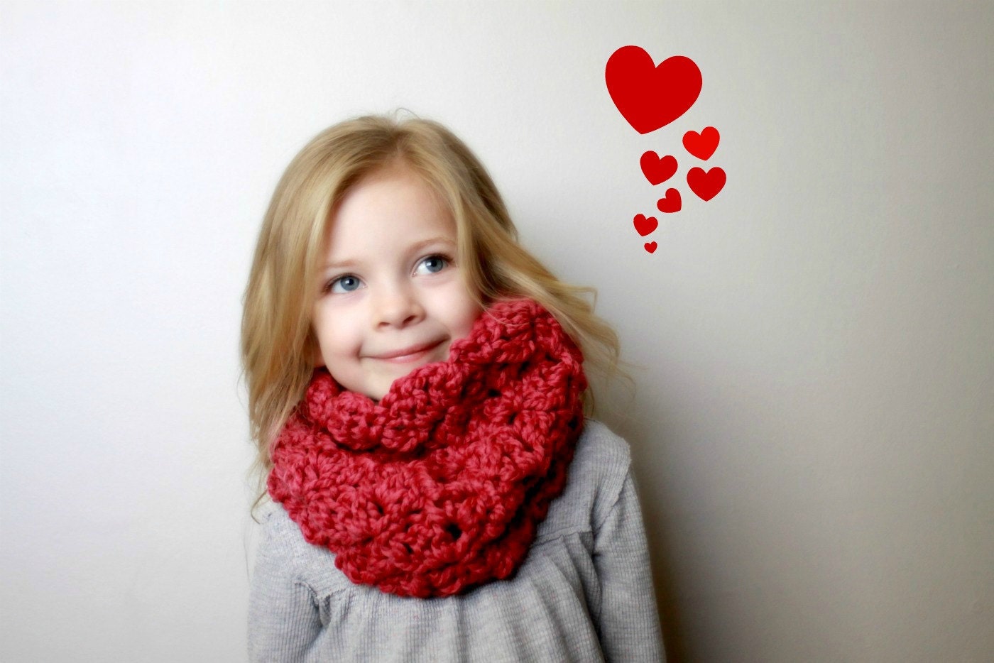 Christy - Crochet PATTERN ONLY - Childrens Cowl Neckwarmer