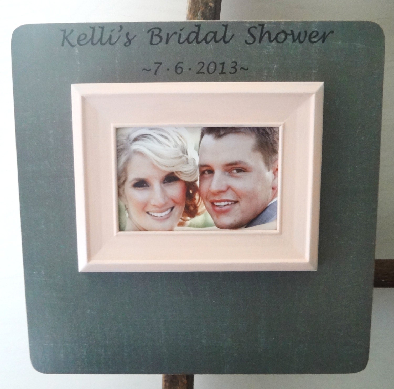 Guest Book Alternative 13" x 13" Picture Signed Frame Bridal Baby Showers Graduation Bachelor Birthday New Baby Party Coach Team
