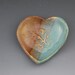 Heart Dishes - wedding favor - spoon rest - teabag rest - jewelry holder