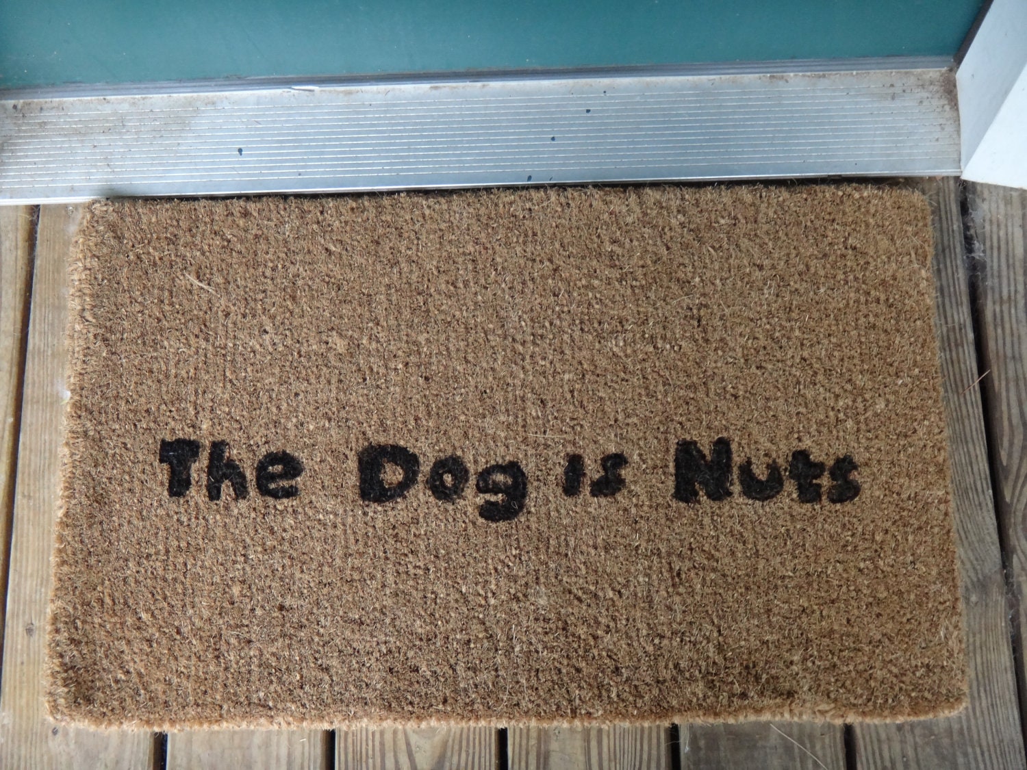 Outdoor Rug Welcome Mat Dog