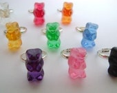 1 x Gummy Bear Ring - Your choice of colour