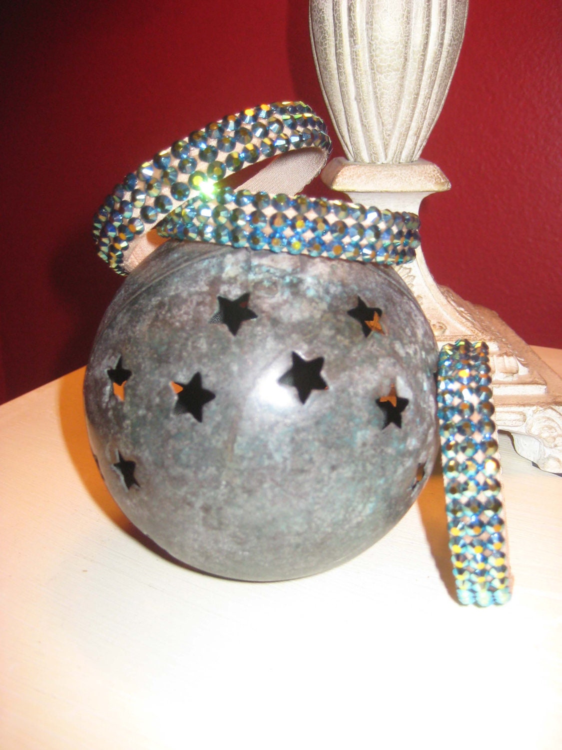 Swarovski Crystal Jet AB Bangles