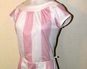 RAD Pink & White STRIPED Day Dress