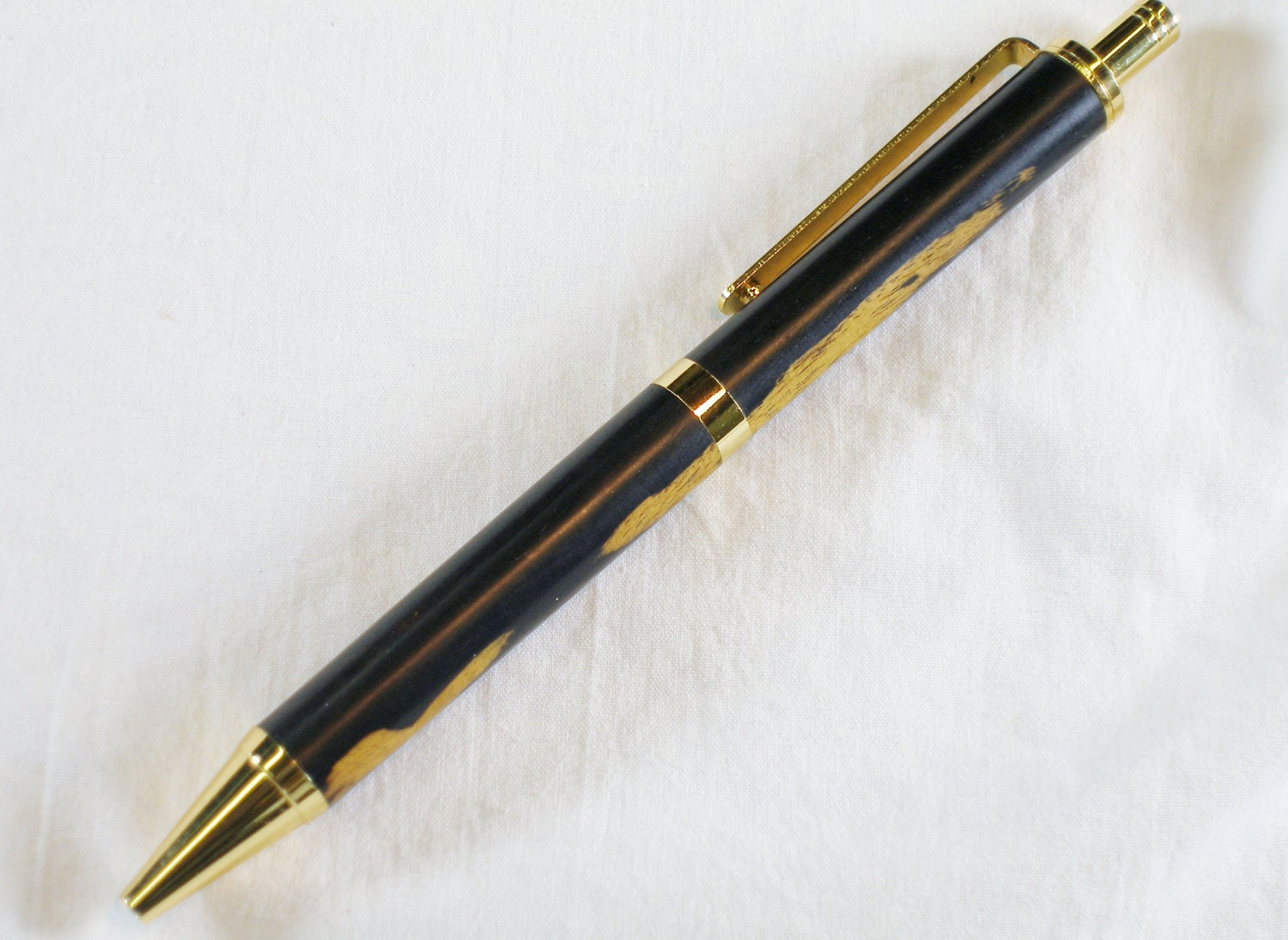 Click Gel Pen in African Black Wood