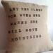 Inspirational Quote Pillow - Handmade Natural Linen Pillow Cover - Linen Fabric