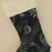 Christmas Stocking - Sun and Moon - Tapestry  -Handmade