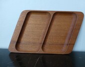Vintage teak tray / Made in Finland