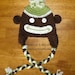 Sock Monkey Hat - Crochet Pattern 2 - Beanie and Earflap Pattern (us or uk Terms) - Newborn to Adult Sizes Included - INSTANT DOWNLOAD