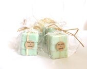 100 Wedding Favors or Bridal Shower Gift Set of 3 - soap - Party Favors - Bridesmaids Gift - Rustic Wedding - Custom Wedding Favors