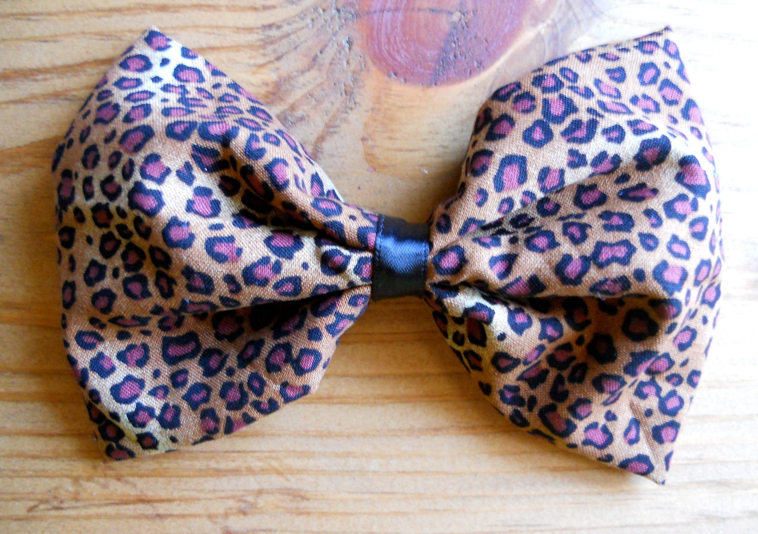 Leopard Jumbo Hair Bow