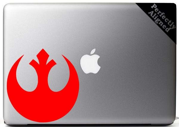 Vinyl Decal - 5" Star Wars inspired Rebel Alliance Emblem decal for Macbooks, Laptops, cars, etc...