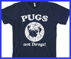 Pug T Shirt funny puppy shirt sizes S-3XL