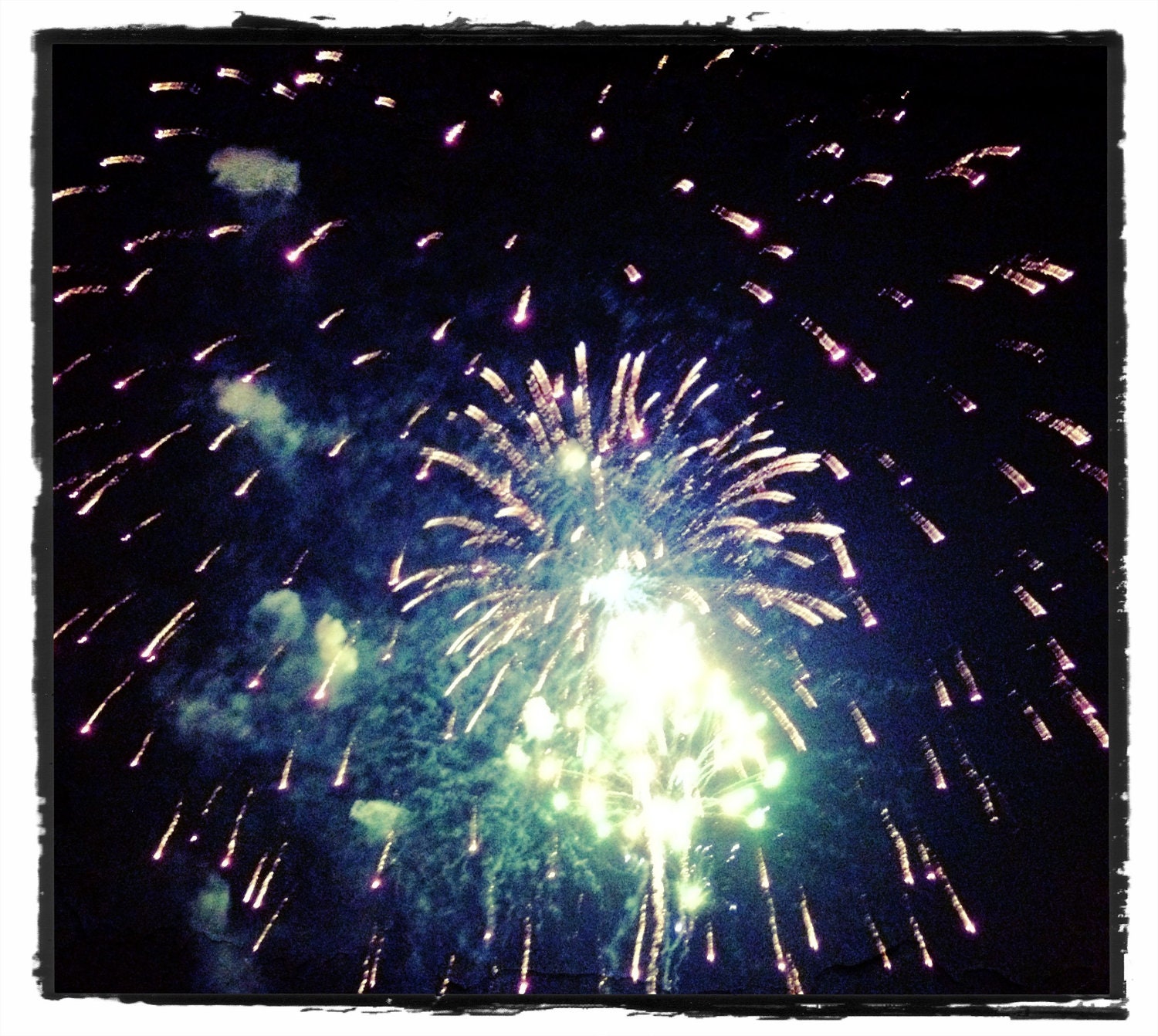 Fireworks Art Photo Print