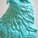 Faux Taxidermy Small Eagle Wall Hanging-Small: Ernest the Eagle in aqua