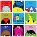 ABCs of Super / 3 Poster Prints of MARVEL Super Heroes 12"x12" Spider-Man / Captain America / Hulk / Wolverine / Avengers / Iron Man ABC