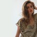 Glamorous top , Gold sequin blouse.