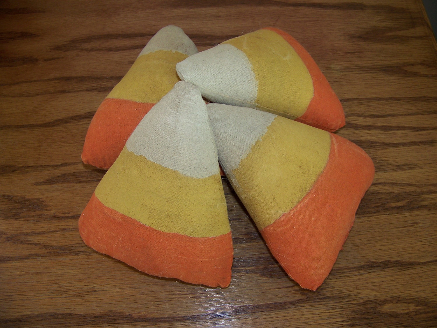Set of 4 Primitive Fall Grungy Candy Corn Bowl Fillers/Tucks for Fall and Halloween - MondaysChildPrims