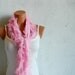 Women shawl, scarves. Pink Frilly, fancy flower pattern sim. wedding,bridal,authentic, romantic, elegant