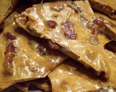 Bacon Peanut Brittle 1Lb Hand Made only to order, Brittle. Wedding Favors Bacon Brittle, Birthday gift Brittle