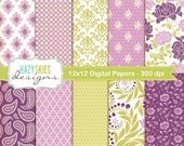 Digital Scrapbook Papers and Digital Paper Packs - DP123