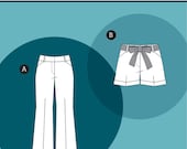 THURLOW PANTS or SHORTS pattern by Sewaholic Patterns sizes 0-16 new