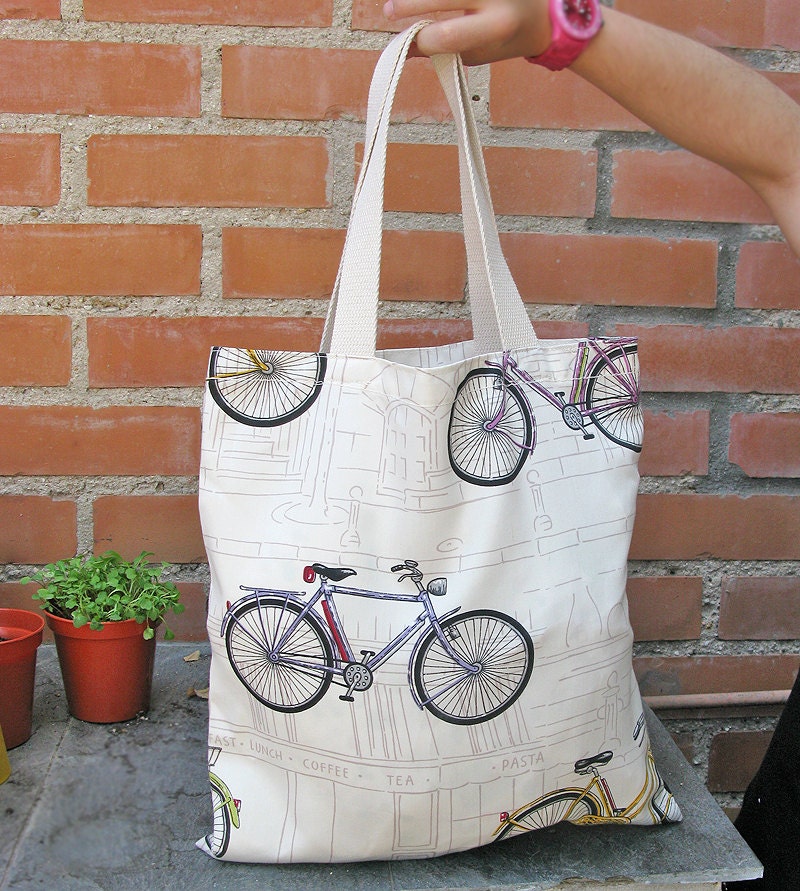 Tote Bag - Vintage bicycles