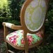 Reserved for Pooja French Louis Accent Chair: Summer