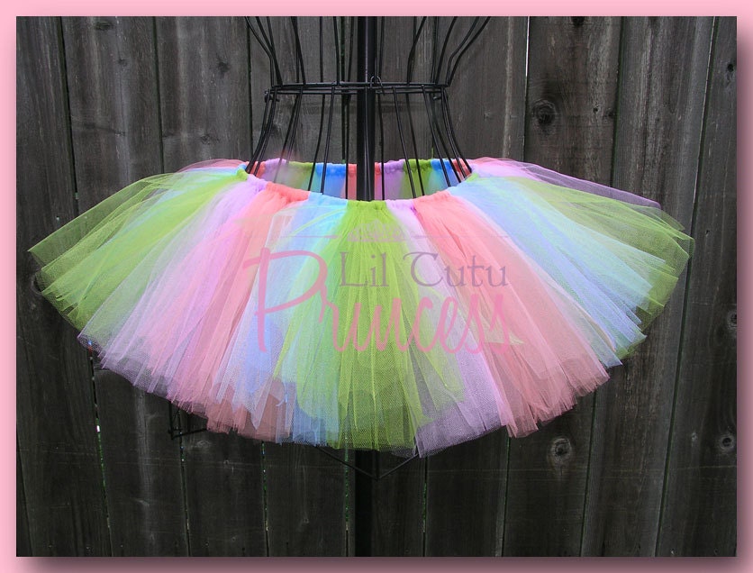 Rachel - Pink, Aqua, Sage and Lavender Tutu - Available in Infant, Toddler, Girls, Teenager and Adult Sizes