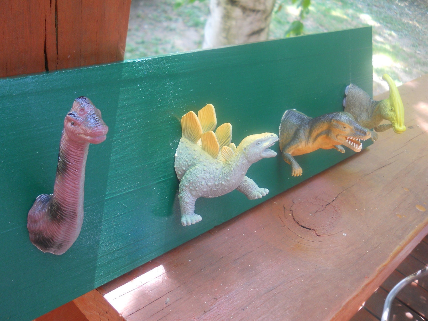 Dinosaur Wall Decor. Coat Hanger Or Room Organizer.