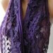 Georgeus Scarf Purple Scarf